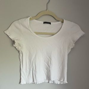 Brandy Melville White Short Sleeve Tee
